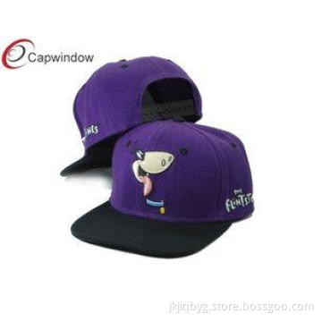 Cartoon 3D Embroidery Childrens Baseball Caps With Plastic
